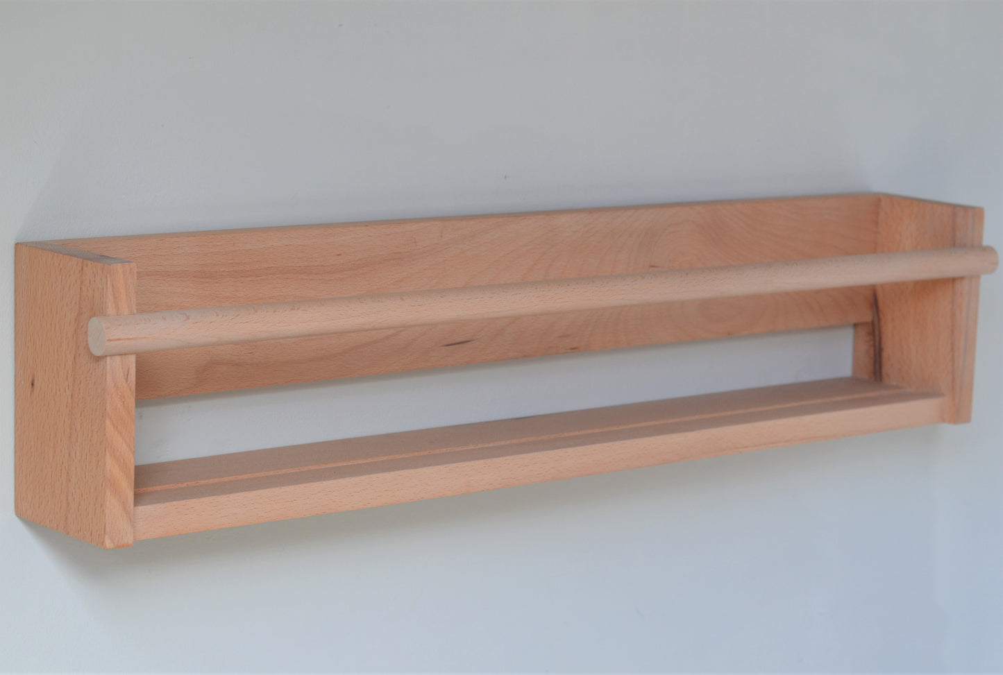 2-Way Oak/Beech Shelves - Solid Hardwood