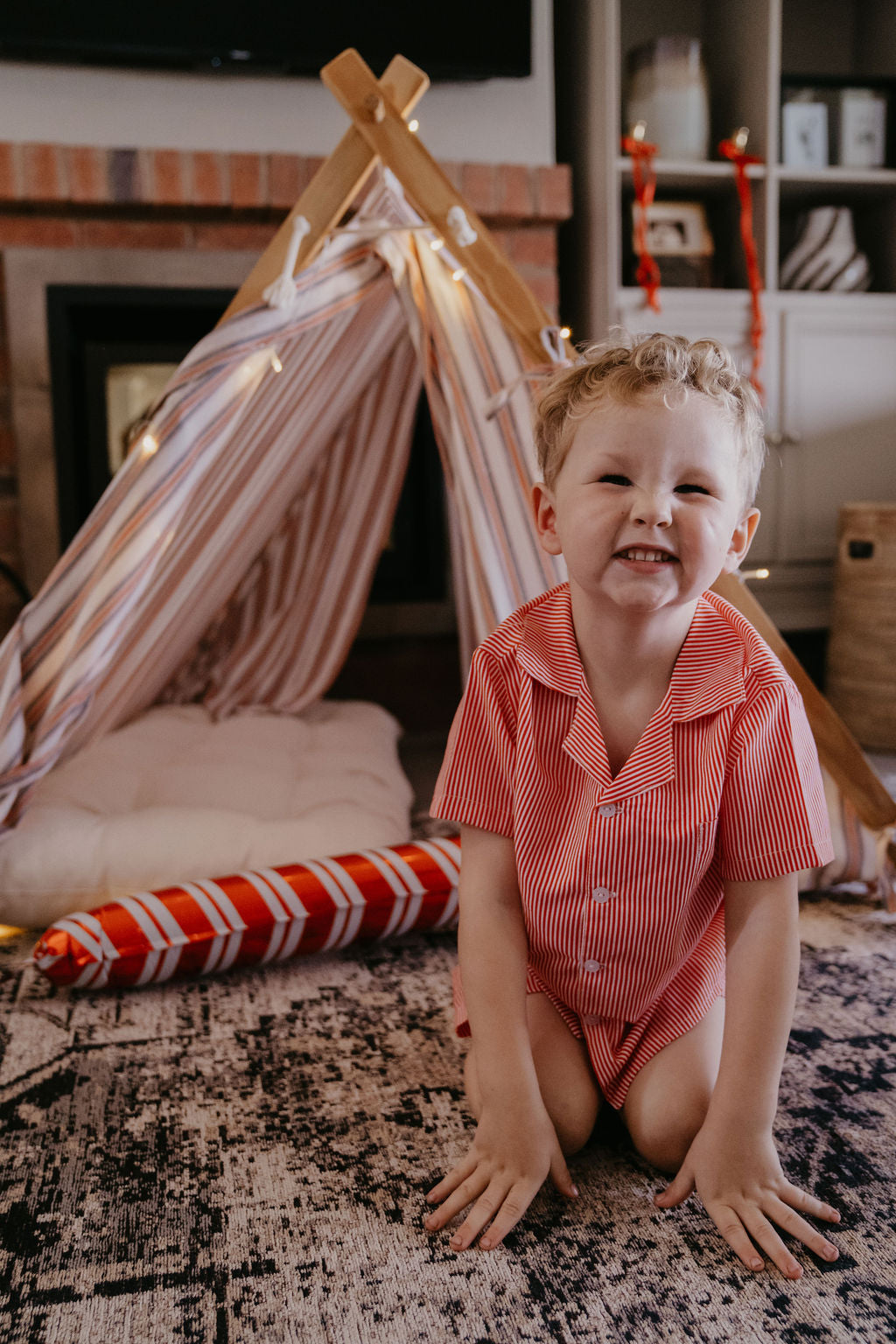 The Festive Short & Shirt Set