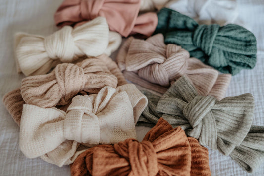 Over Sized Top Knot Headband Bows