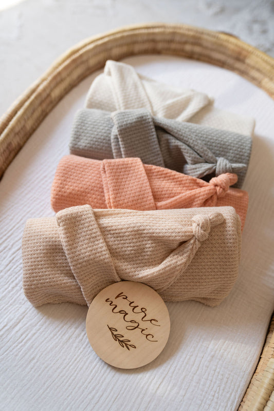 Olly and Molly Knit Swaddle Set