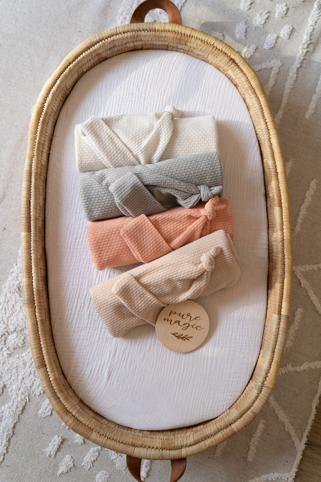 Olly and Molly Knit Swaddle Set