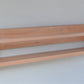 2-Way Oak/Beech Shelves - Solid Hardwood