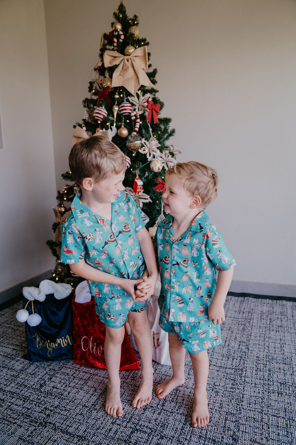 The Festive Short & Shirt Set