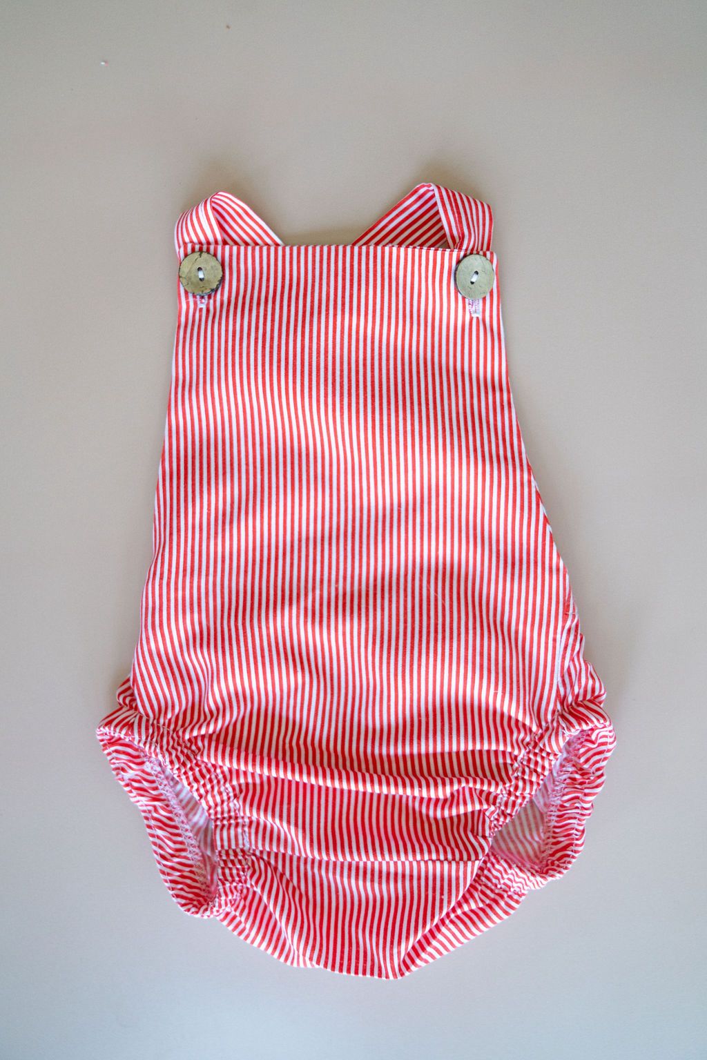 Sweetheart Stripe Classic Romper