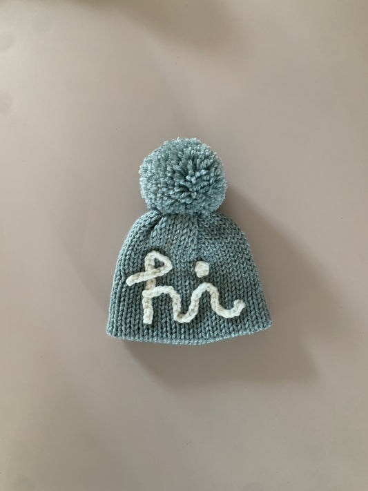 “HI” beanie