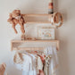 2-Way Beech Shelf (without back) - Solid Hardwood