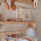 2-Way Beech Shelf (without back) - Solid Hardwood