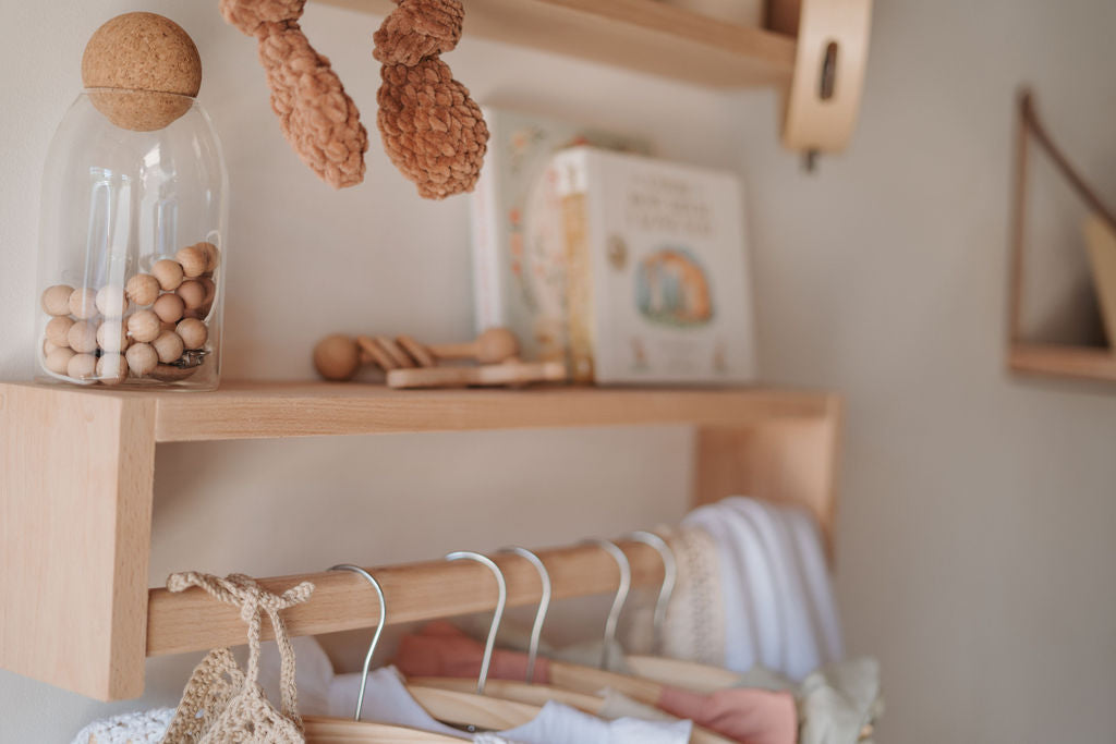 2-Way Beech Shelf (without back) - Solid Hardwood